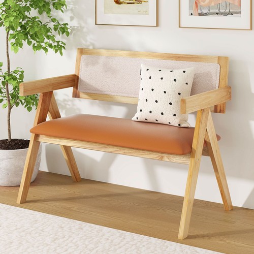 Cushioned bench accent indoor - bench,
