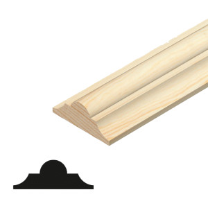 Double astragal decorative - double,