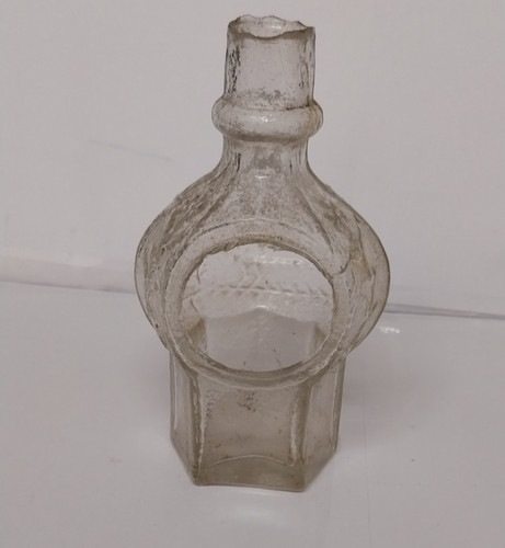 Antique glass bird cage - bird, water