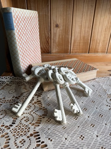 Vintage wrought iron key - vintage,