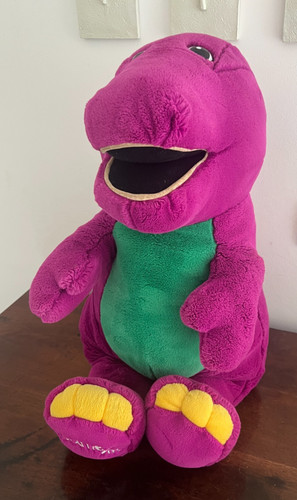 Vintage 90s large barney the - vintage,