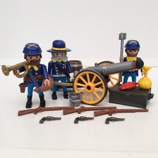 Playmobil Union Western Cannon Playset Vintage Civil War Toys Soldiers ACW 2