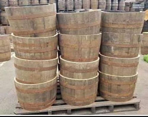 Genuine large half oak - large, wine