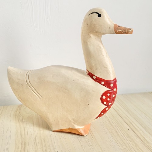 Vintage wooden duck - duck, handmade