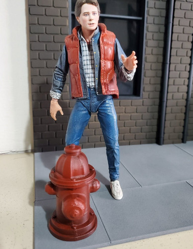 Fire hydrant street diorama - fire,