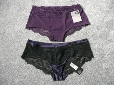 Job Lot Ladies Autograph/M&S Lace Shorts/Knickers Size 10