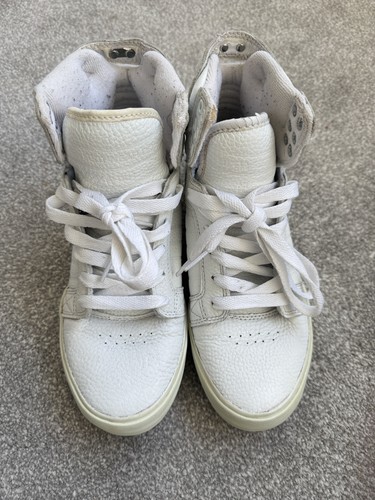 Supra white leather teens - teens, hi