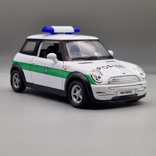 Mini cooper police car diecast - car,