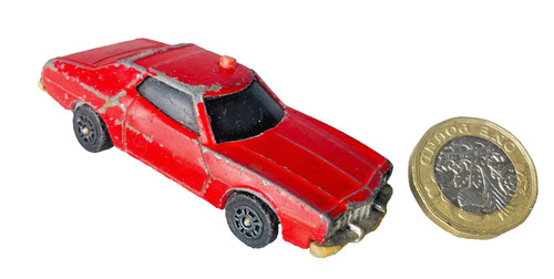 Toy car corgi juniors - ford, red