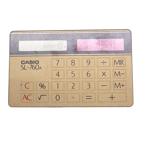 Vintage 1980s casio 760a - vintage,