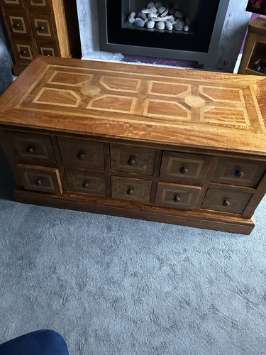 Drawer coffee table - drawer, marks