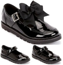 KIDS GIRLS FLAT BLACK BACK TO