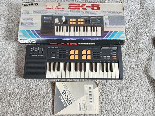 Vintage casio sampling - vintage, sk-5