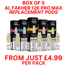 AL Fakher 12K Pro Max Refills | Replacement Prefilled Pods | Box Of 5