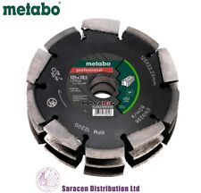 METABO 3 ROW WALL CHASER DIAMOND BLADE  125X28.5X22.23MM - 628299000