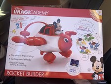 New Disney Mickey Mouse Imagicademy Rocket Builder Playset
