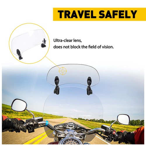 Motorcycle clip windshield - motorcycle,