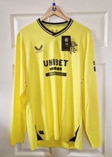 RANGERS PRO VERSION FOOTBALL G/KEEPER SHIRT 23/24 - ADULT LARGE - BRAND NEW TAGS