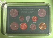 Ireland 2000 Millennium Full Set In Display Case Excellent Grades