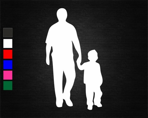 Father son vinyl decal - father,