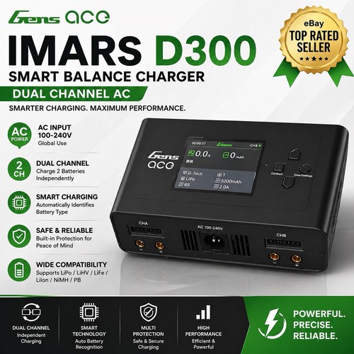 Lipo battery charger gens - charger,, ace