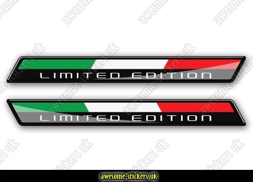 Italian flag stickers - x,