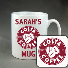 Personalised Costa Coffee Mug