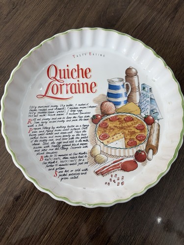 Vintage quiche dish - vintage,