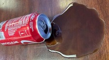 Faux Food Prop Spilled Cola Can New Joke - Gag