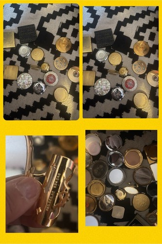 Antique powder compact - 16,