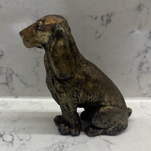Sitting dog figurine - dog,