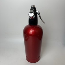 Vintage BOC Soda Siphon Red