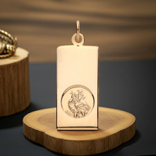 18ct Gold St Christopher Ingot