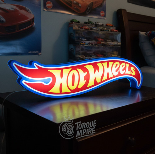 Hot wheels led lightbox style - wheels,