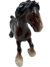 Ceramic Horse Figurine Brown