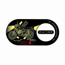 Sticker for MZ ETZ 251 on the fuel lid with lettering, adhesive film | UV-resistant