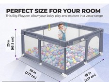 HyperEden Baby Playpen Large