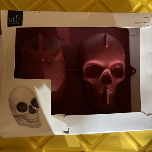 Large skull silicone - -, 3d