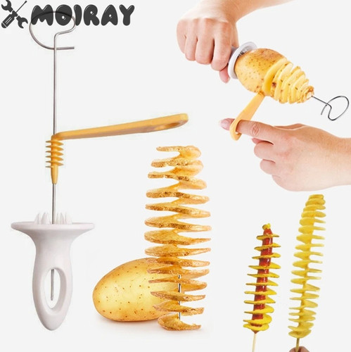 6pcs spiral potato cutter with - 6pcs,