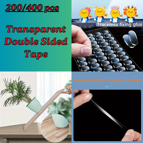 200pcs transparent double - 200pcs,