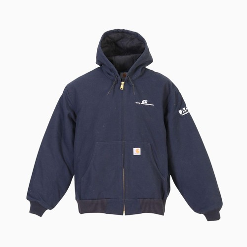 Active hooded jacket navy - hooded,