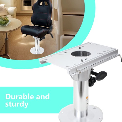 Boat seat pedestal with - with, slide