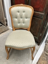 French Louis Style Dining / Dressing Room Chairs hardwood frames