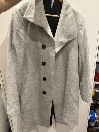 Zara man grey wool - wool, overcoat