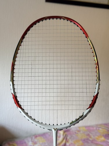 Badminton racket red - badminton,