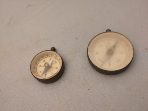 Pair vintage brass pocket - pair, of