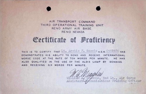 Ww2 army air - air, morse