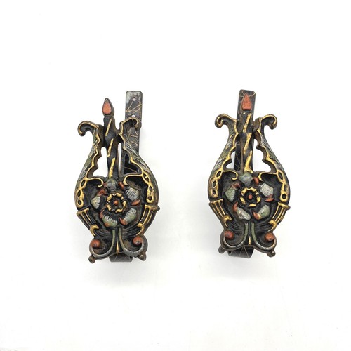 Vintage cast iron - cast, lyre