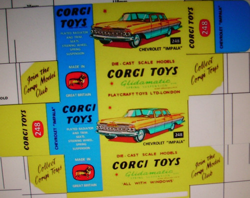 Reproduction corgi chevrolet - corgi,