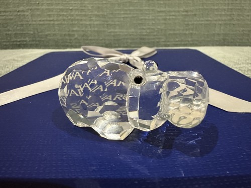 Swarovski crystal hippo - crystal,